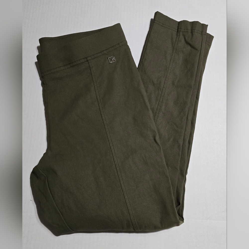 Calvin Klein Size Large Olive Green Leggings